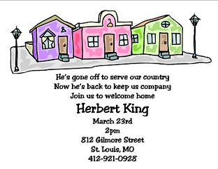 welcome party invitations
