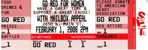 Go Red For Women Invitation