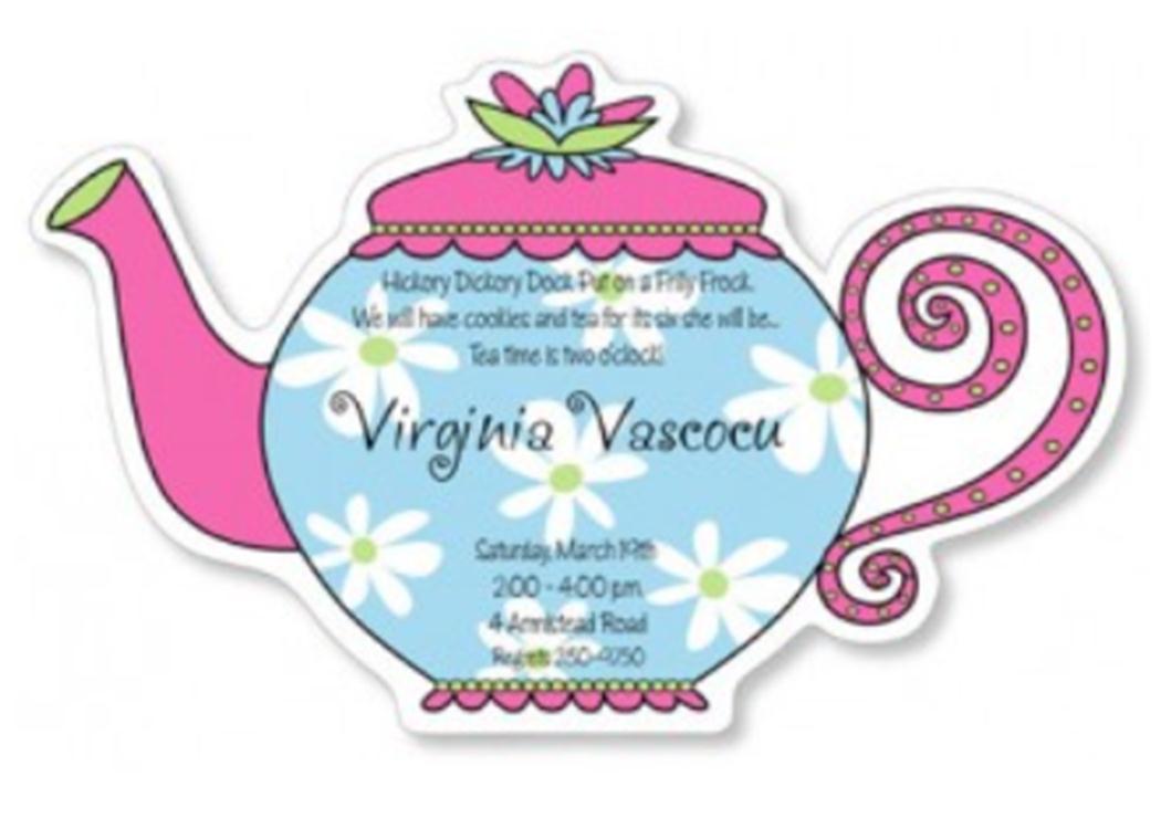 tea party invitation ideas