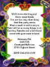 Mardi Gras Party Invitations