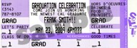 Graduation ticket Invitations