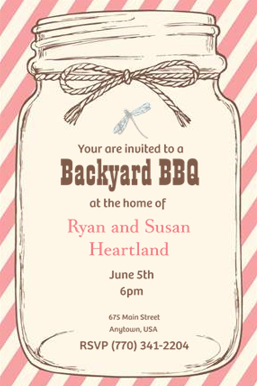 Barbecue Party Invitations- BBQ invitations NEW selections 