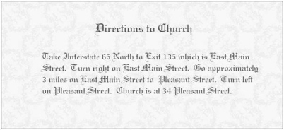 response cards