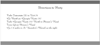 Invitation Back