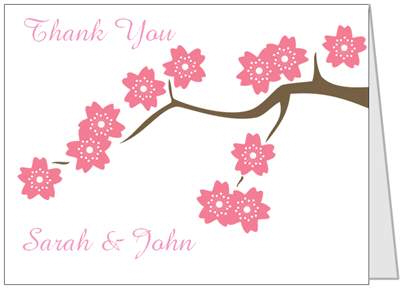Folded Thank You Notes
