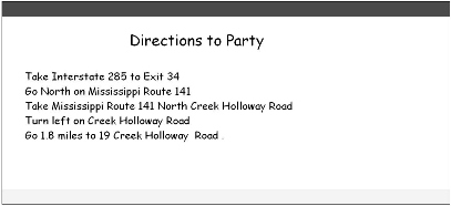 Invitation Back