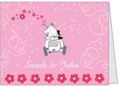 Folded Thank You notes