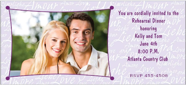 Photo Rehearsal Dinner