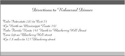 Invitation Back