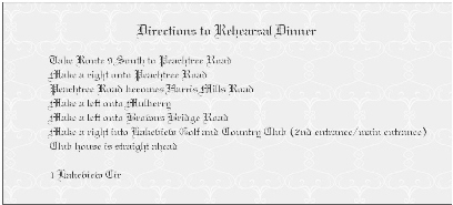 Invitation Back