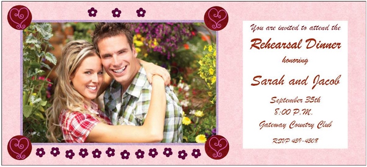Photo Rehearsal Dinner