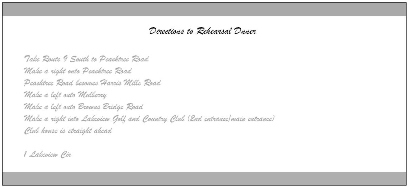 Invitation Back