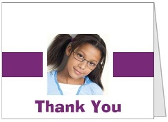 Folded Thank You notes