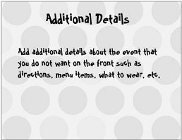 Invitation Back
