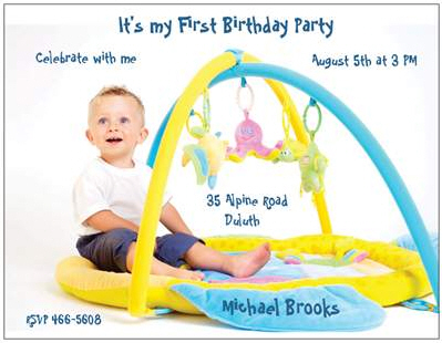 Custom Photo Invitation