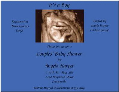 Custom Photo Invitation