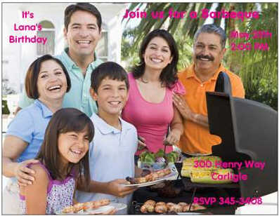 Custom Photo Invitation