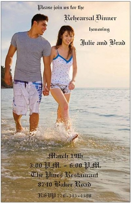 Custom Photo Invitation