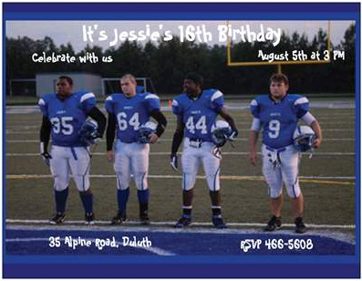Custom Photo Invitation