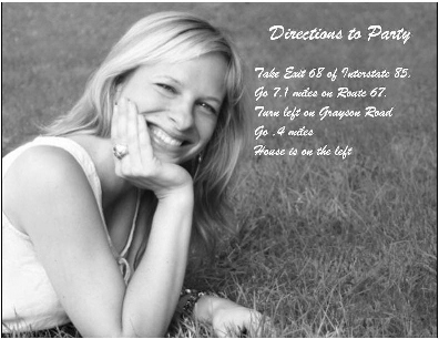 Custom Photo Invitation