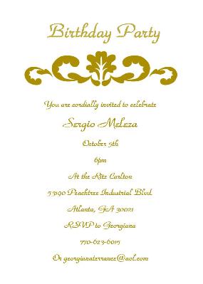 Invitation