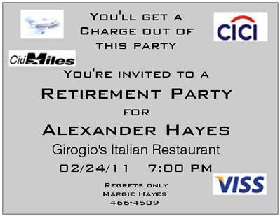 V-Design 150 - Credit Card Invitation