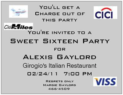 V-Design 150 - Credit Card Invitation