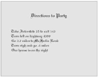 Invitation Back