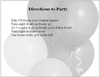 Invitation Back