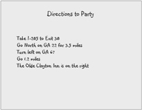 Invitation Back