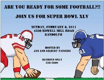 Superbowl Invitation