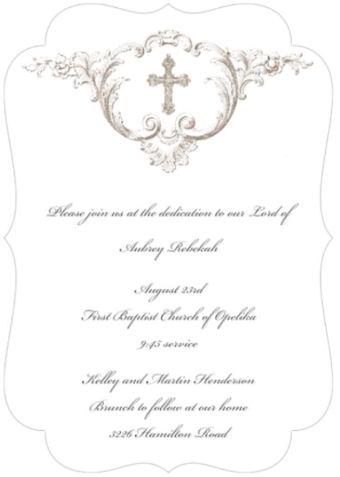 First Holy Communion Party Invitations