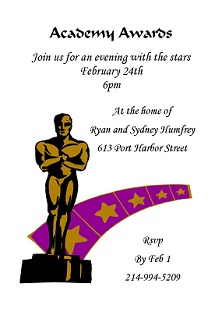 Movie Party Invitations