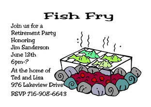 Fishing Party Invitations