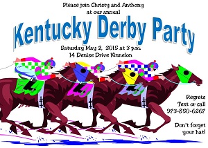 Kentucky Derby Party Invitations