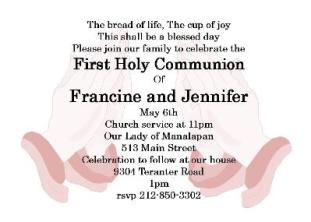 First Communion Party Invitations New Designs For 2019