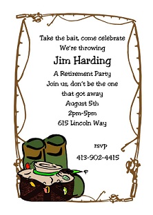 Fishing Party Invitations