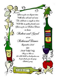 Rehearsal Dinner Party Invitations