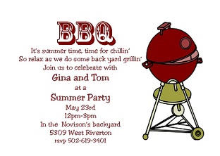 summer party invitation wording
