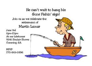 Fishing Party Invitations