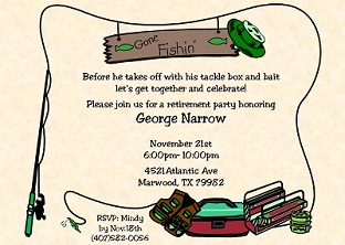 Fishing Party Invitations