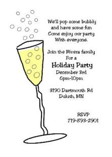 Holiday Open House Party Invitations