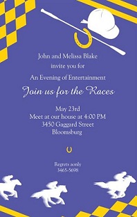 Kentucky Derby Party Invitations