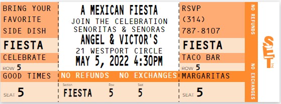 Mexican Party Invitation