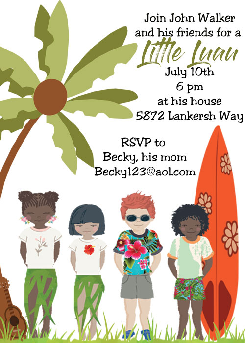 luau party invitations tropical beach party winter 2018