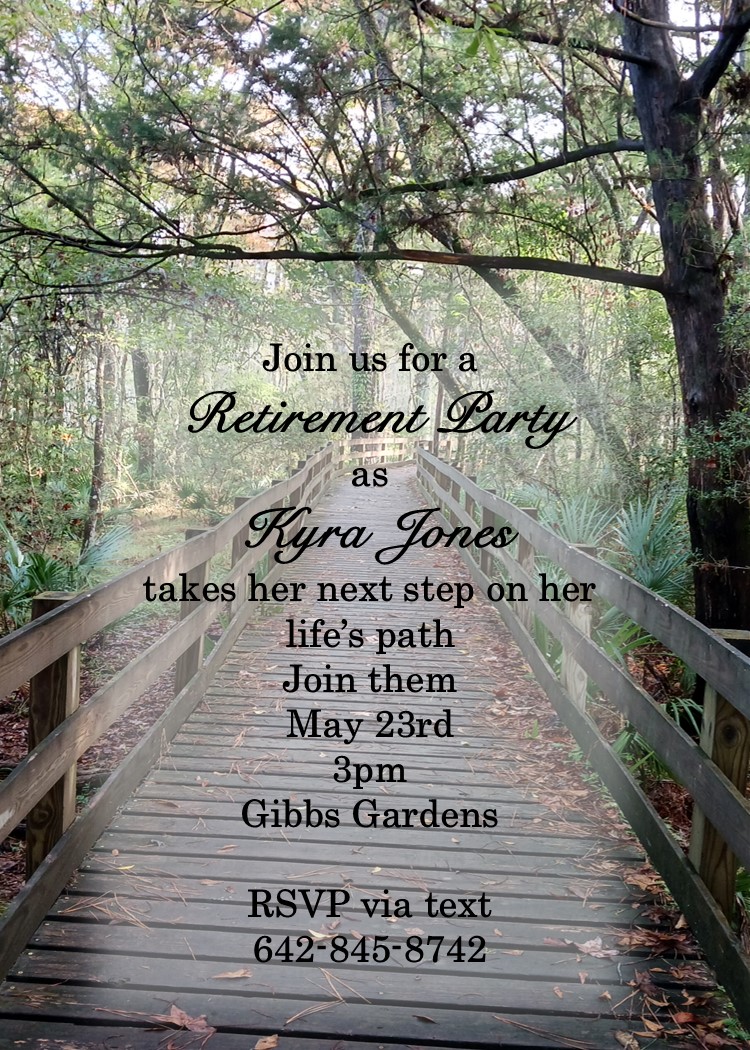 Retirement party Invitations