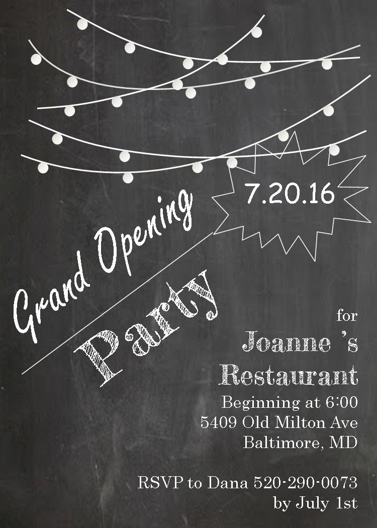 Grand Opening Invitations and Ground Breaking invitations 