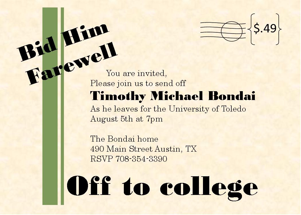 Leaving Job Party Invitation 8