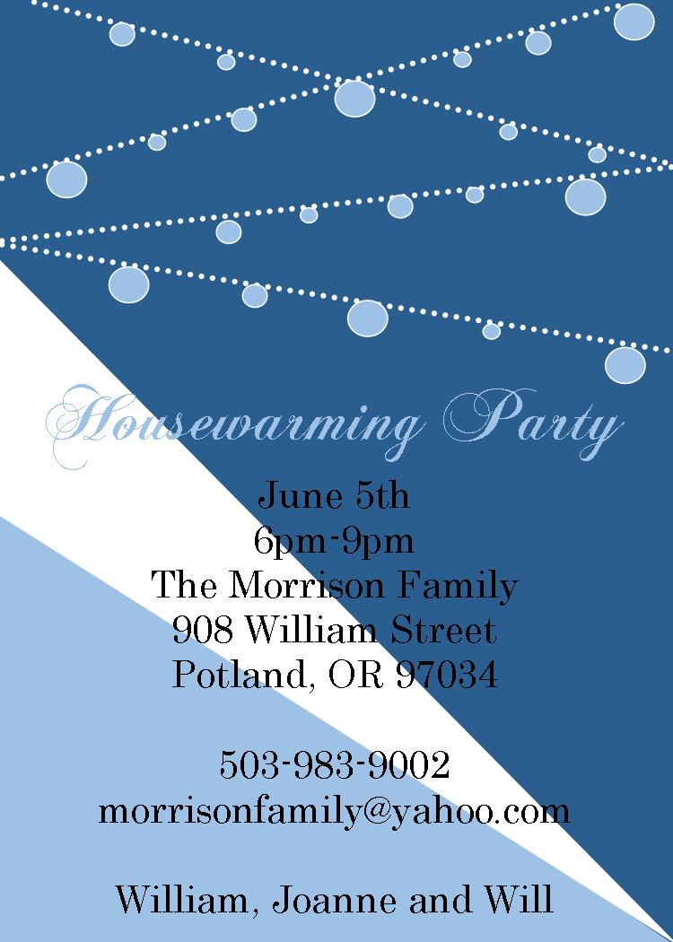 string of lights - moving Party Invitations