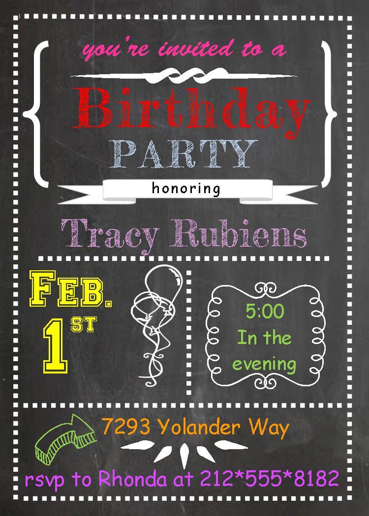 sweet 16 party Invitations